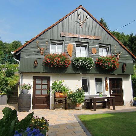 Stolberg i. Harz Ferienhaus Haus Am Wald מראה חיצוני תמונה